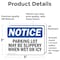 Signmission 3.5 in Height, 5 in Width, Vinyl Decal, Rectangle OS-2PACK-NS-D-35-L-17129 - alternate 4